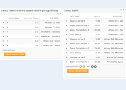 Screen Shot DriveTag Tariffe Patenti